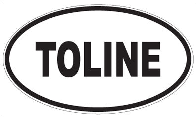 TOLINE - Oval Sticker
