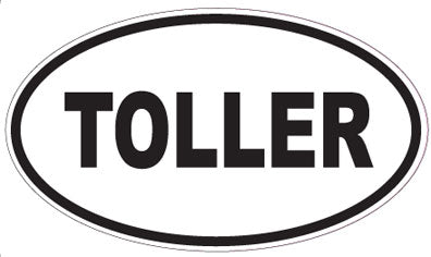 TOLLER - Oval Sticker