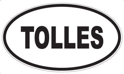 TOLLES - Oval Magnet