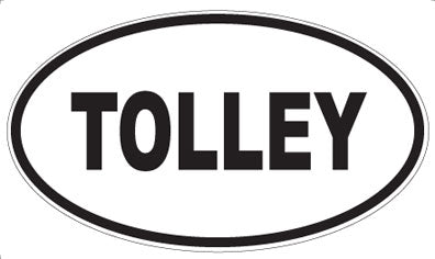 TOLLEY - Oval Magnet
