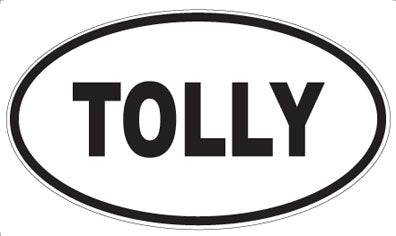 TOLLY - Oval Sticker