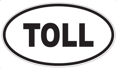 TOLL - Oval Magnet