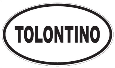 TOLONTINO - Oval Magnet