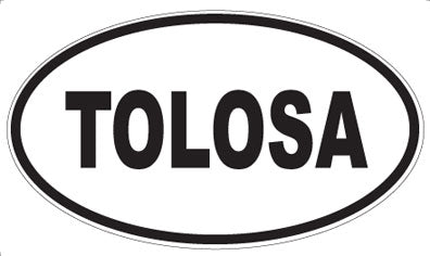 TOLOSA - Oval Magnet