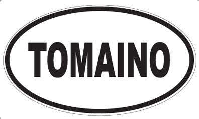 TOMAINO - Oval Sticker