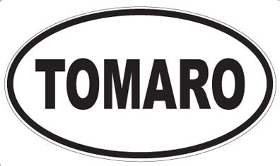 TOMARO - Oval Sticker