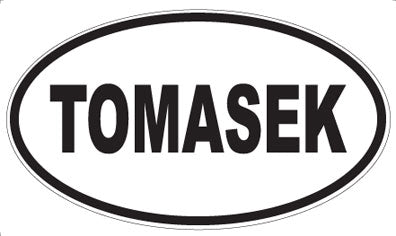 TOMASEK - Oval Magnet