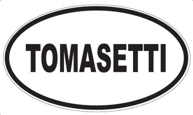 TOMASETTI - Oval Magnet