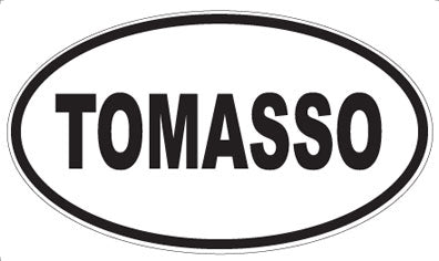 TOMASSO - Oval Magnet