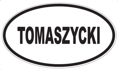 TOMASZYCKI - Oval Magnet