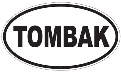 TOMBAK - Oval Sticker