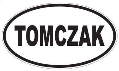 TOMCZAK - Oval Magnet