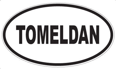 TOMELDAN - Oval Magnet
