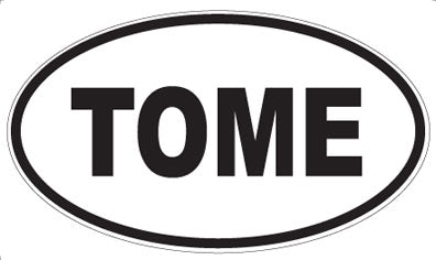 TOME - Oval Magnet