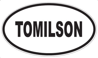TOMILSON - Oval Magnet