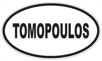 TOMOPOULOS - Oval Magnet