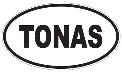 TONAS - Oval Magnet