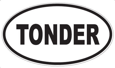 TONDER - Oval Magnet
