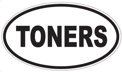 TONERS - Oval Sticker