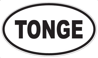 TONGE - Oval Magnet