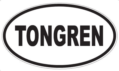 TONGREN - Oval Magnet