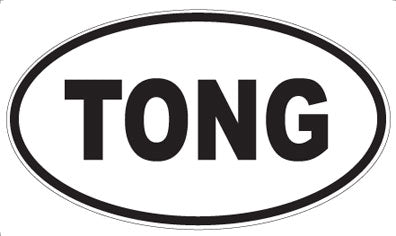 TONG - Oval Magnet