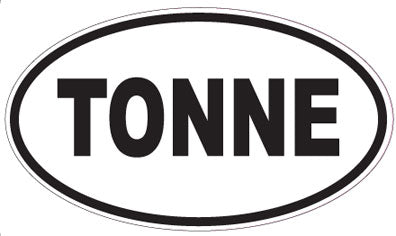 TONNE - Oval Magnet