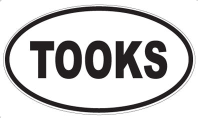 TOOKS - Oval Sticker