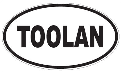 TOOLAN - Oval Sticker