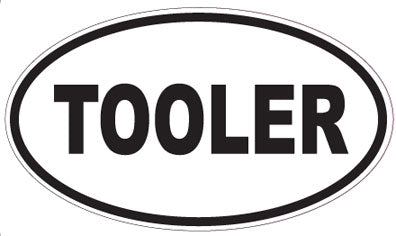 TOOLER - Oval Sticker