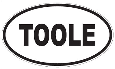 TOOLE - Oval Magnet