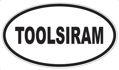 TOOLSIRAM - Oval Magnet