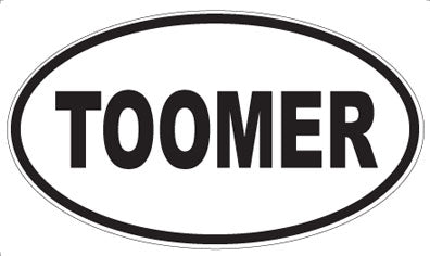 TOOMER - Oval Sticker