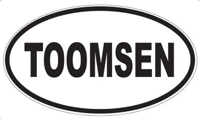 TOOMSEN - Oval Magnet