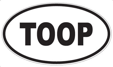 TOOP - Oval Magnet