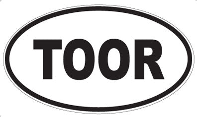 TOOR - Oval Magnet