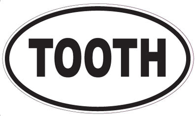 TOOTH - Oval Magnet