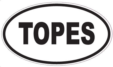 TOPES - Oval Magnet