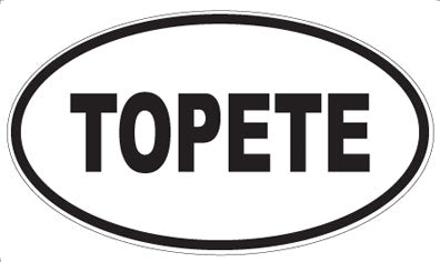 TOPETE - Oval Magnet