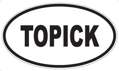 TOPICK - Oval Magnet