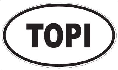 TOPI - Oval Magnet
