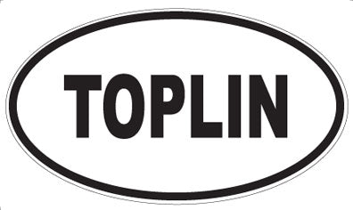 TOPLIN - Oval Magnet