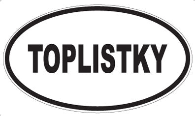 TOPLISTKY - Oval Magnet