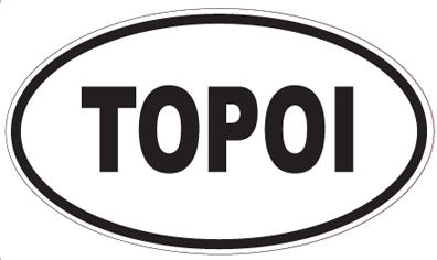 TOPOI - Oval Magnet