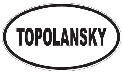 TOPOLANSKY - Oval Magnet