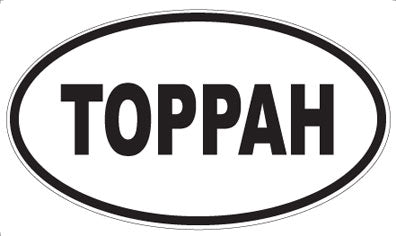 TOPPAH - Oval Magnet