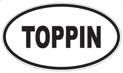 TOPPIN - Oval Magnet