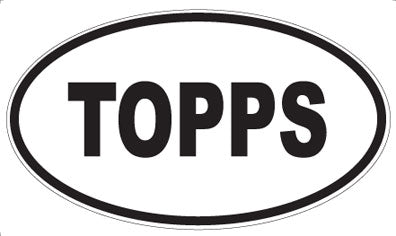 TOPPS - Oval Magnet