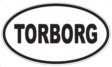 TORBORG - Oval Sticker