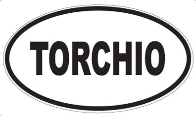 TORCHIO - Oval Sticker